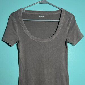 Old Navy Women’s Loose Crew Neck T Shirt Brown Size Small